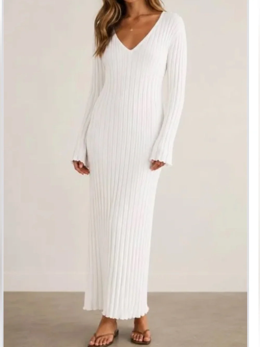 Dissh White Reign Maxi Dress XS